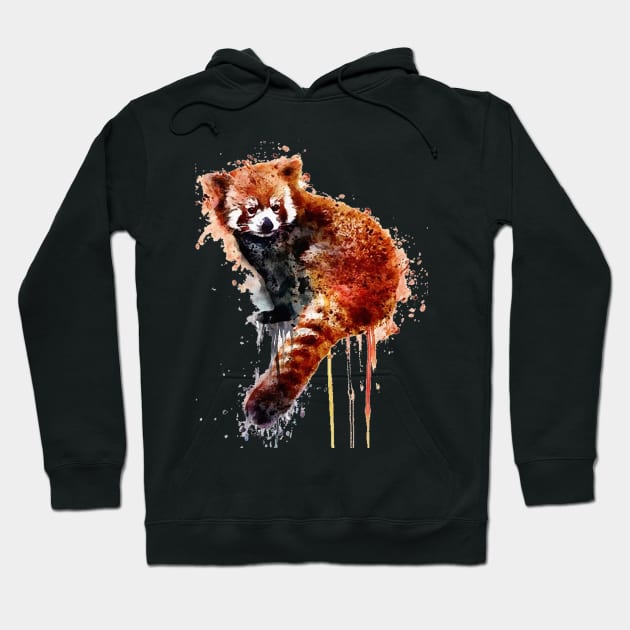 Red Panda Hoodie by unacreatura